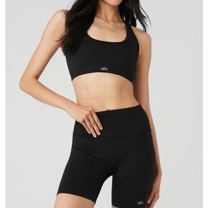 Alo seamless ribbed sport bra